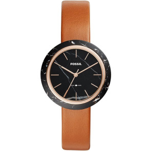 Correa de reloj Fossil ES4382 Cuero Marrón 16mm